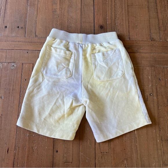 Balmain Ombré Logo Kids Hoodie And Shorts Set Size 6a Yellow Unisex Tie Dye - Picture 11 of 12